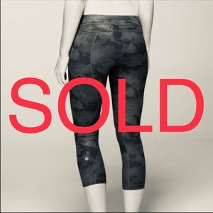 Lululemon Camo Crops